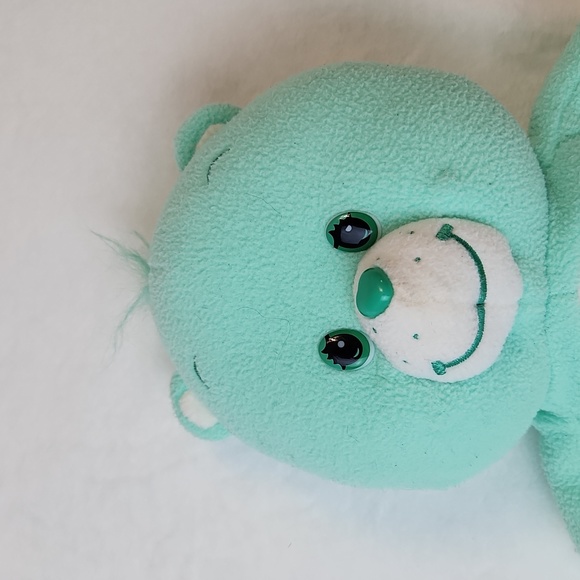 Care Bears Wish Bear Plush Toy Stuffed Animal Green 2005 - Picture 3 of 11